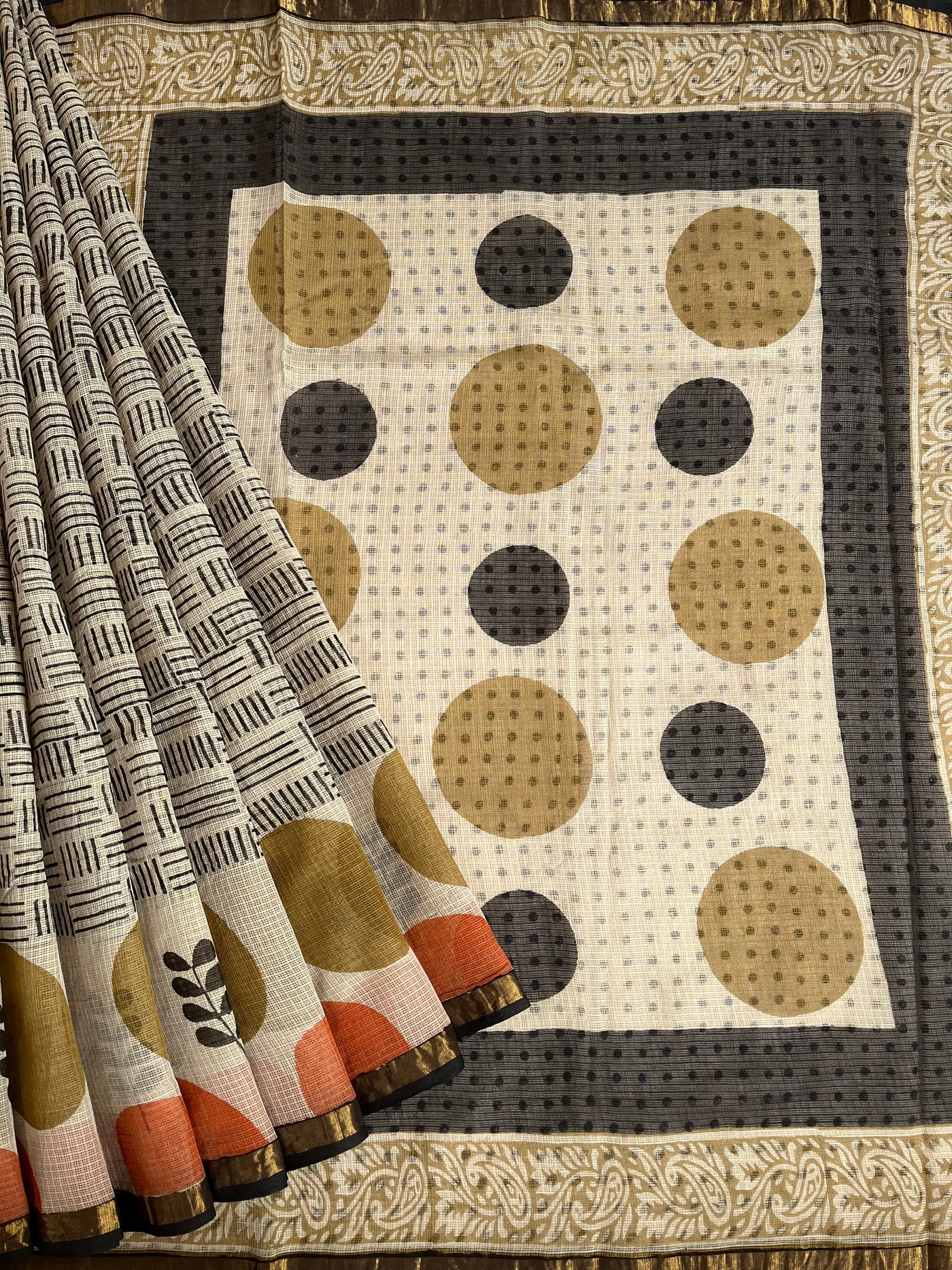 ANUBHA: Handmade Pure cotton Kota Doria Saree