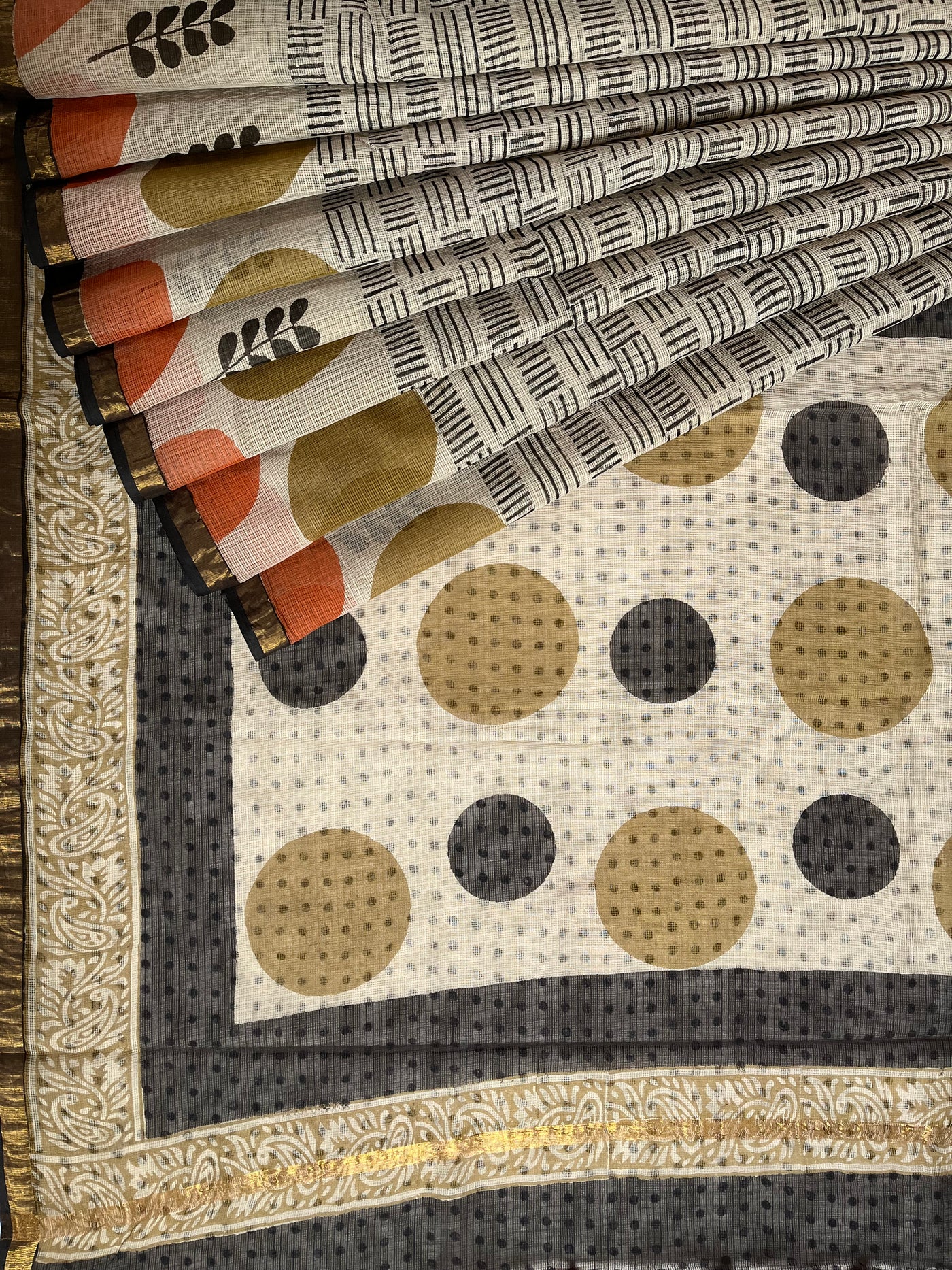 ANUBHA: Handmade Pure cotton Kota Doria Saree