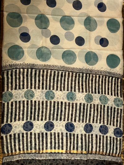 KAJAL: Handmade Pure cotton Kota Doria Saree