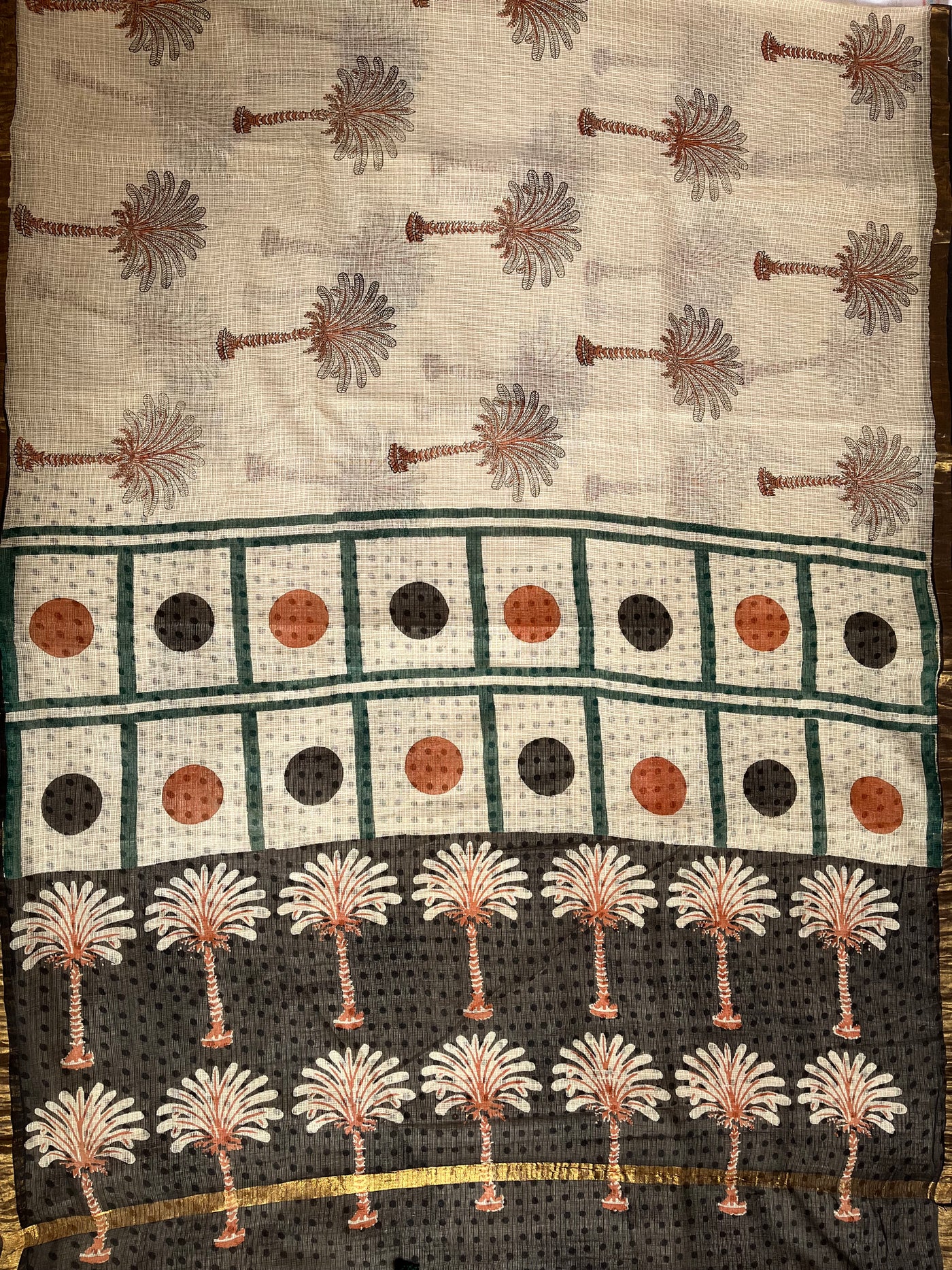 ARUNDHATI: Handmade Pure cotton Kota Doria Saree