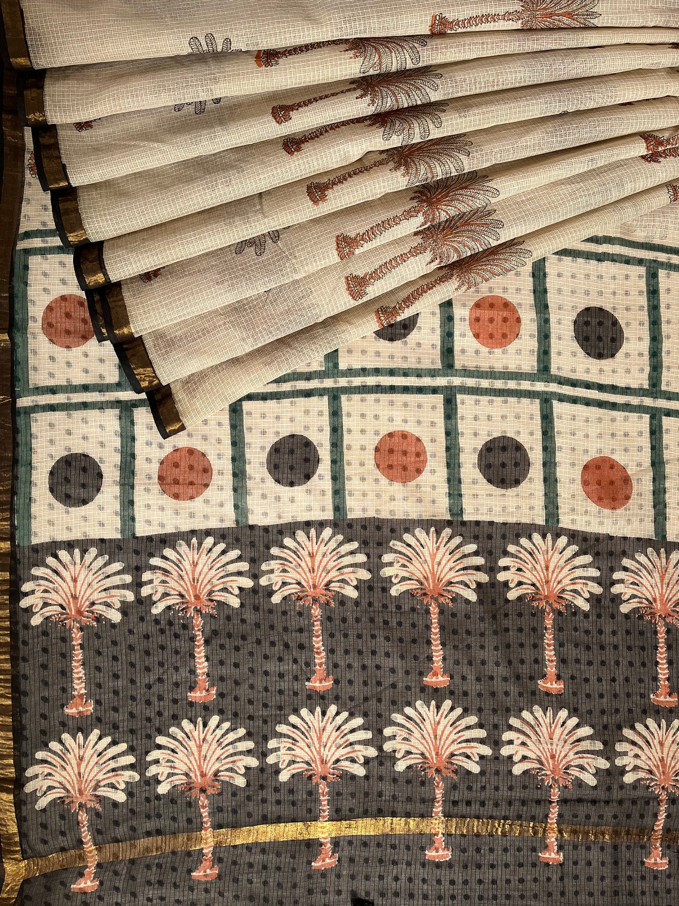 ARUNDHATI: Handmade Pure cotton Kota Doria Saree