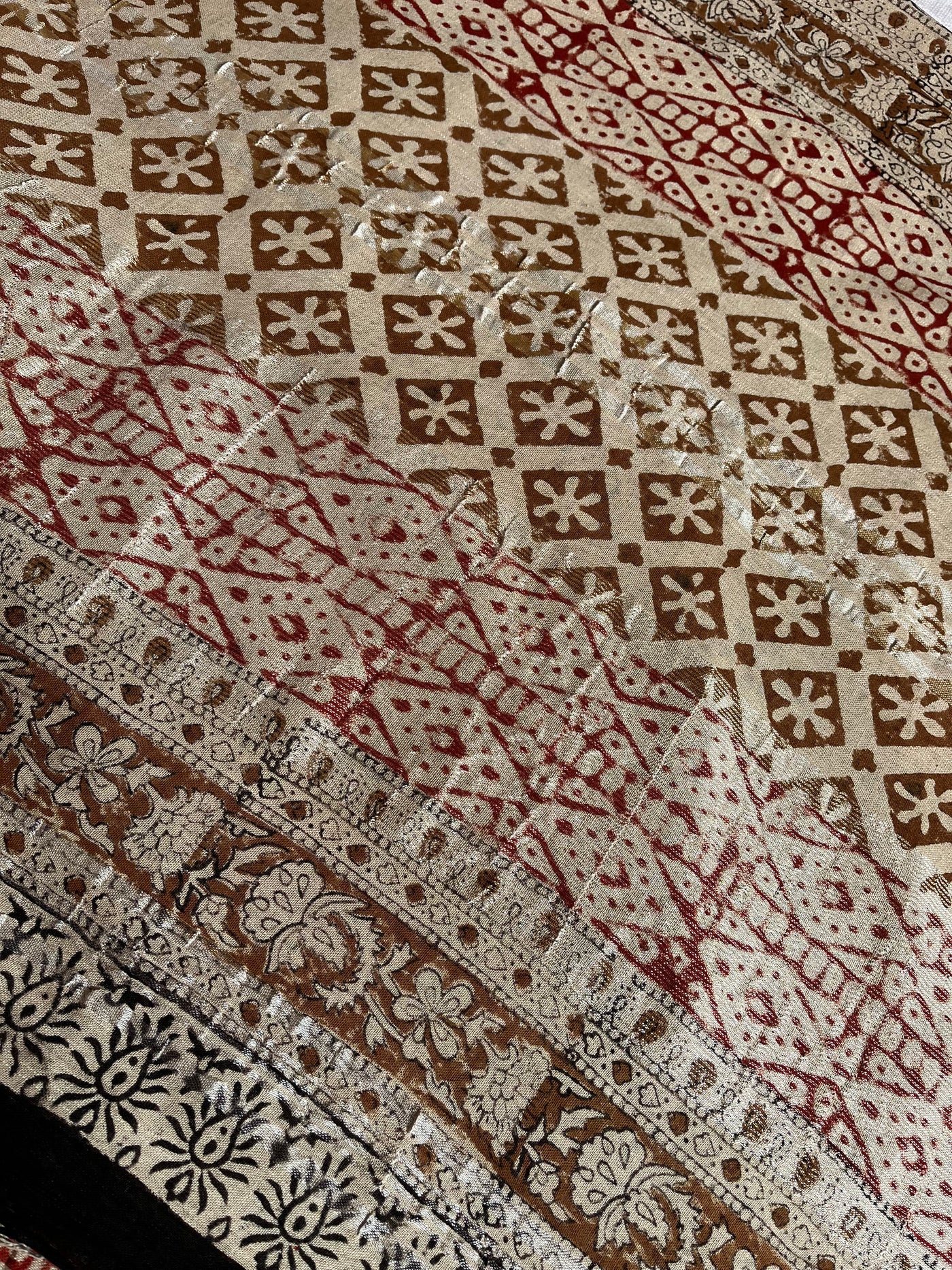 JYOTSNA: Handmade linen-cott saree