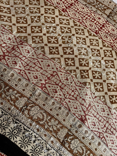 JYOTSNA: Handmade linen-cott saree