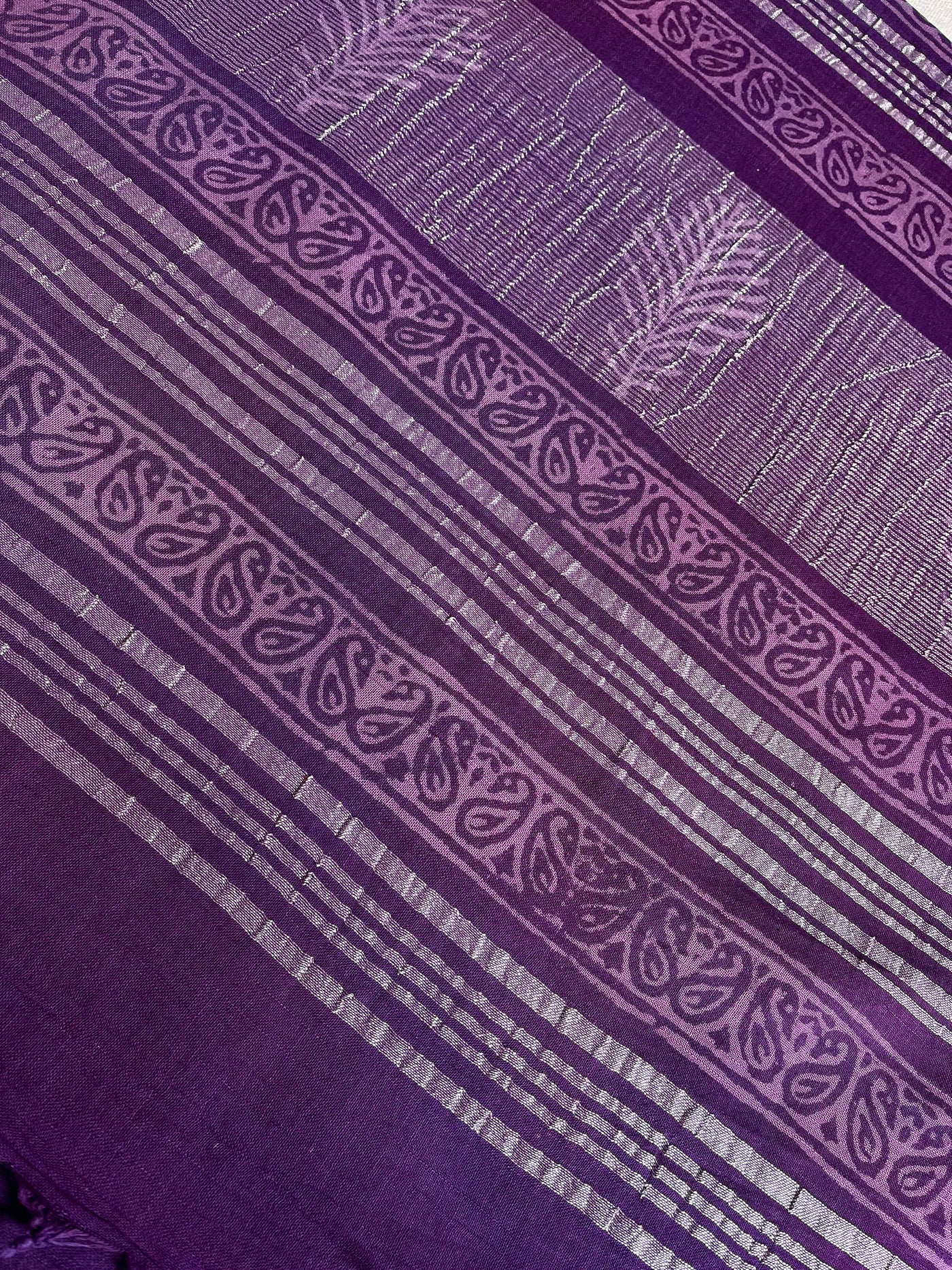 SUNAINA : Handmade linen-cott saree