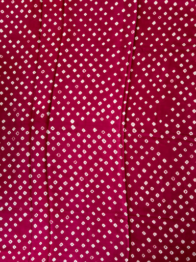 RANI-  Hand made BHANDHANI Modal Silk Fabric