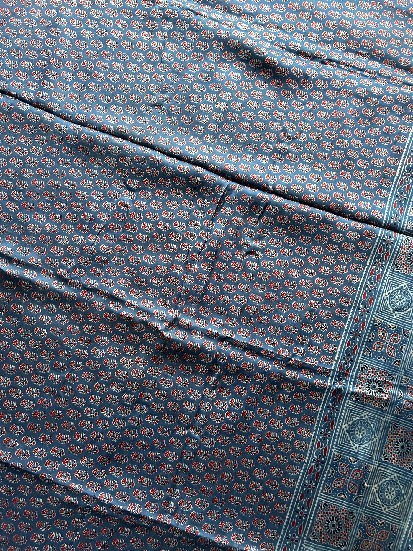 MRIDULA : Handmade Gharchola Ajrakh Saree