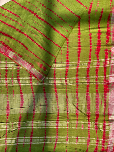 MOCKTAIL : Handmade linen-cott saree