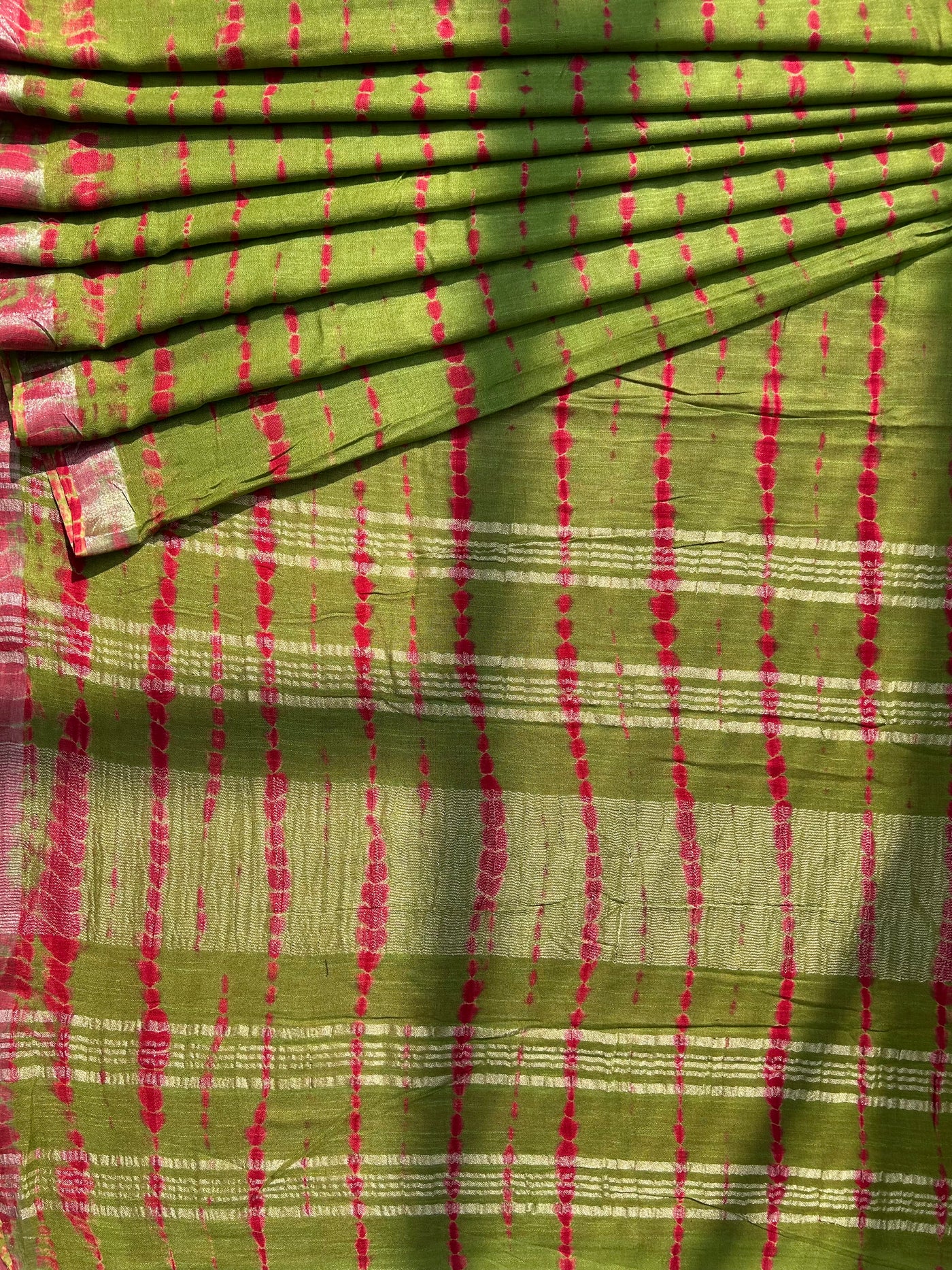 MOCKTAIL : Handmade linen-cott saree