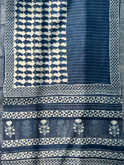 INAYA : Handmade linen-cott saree