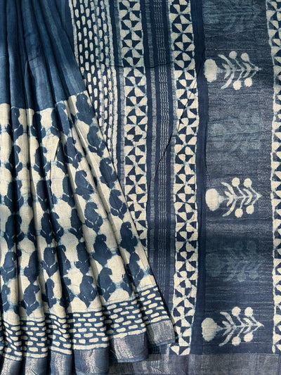 INAYA : Handmade linen-cott saree