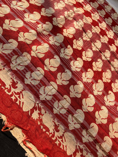 GARGI : Handmade linen-cott saree