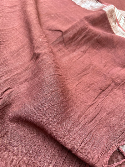 SUNAINA : Handmade linen-cott saree