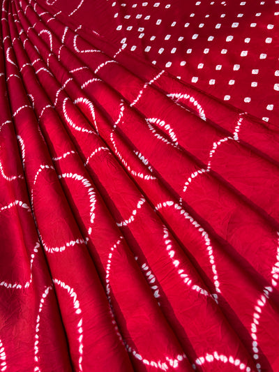 POPSICLE : Shibori Bandhej Modal Silk Saree