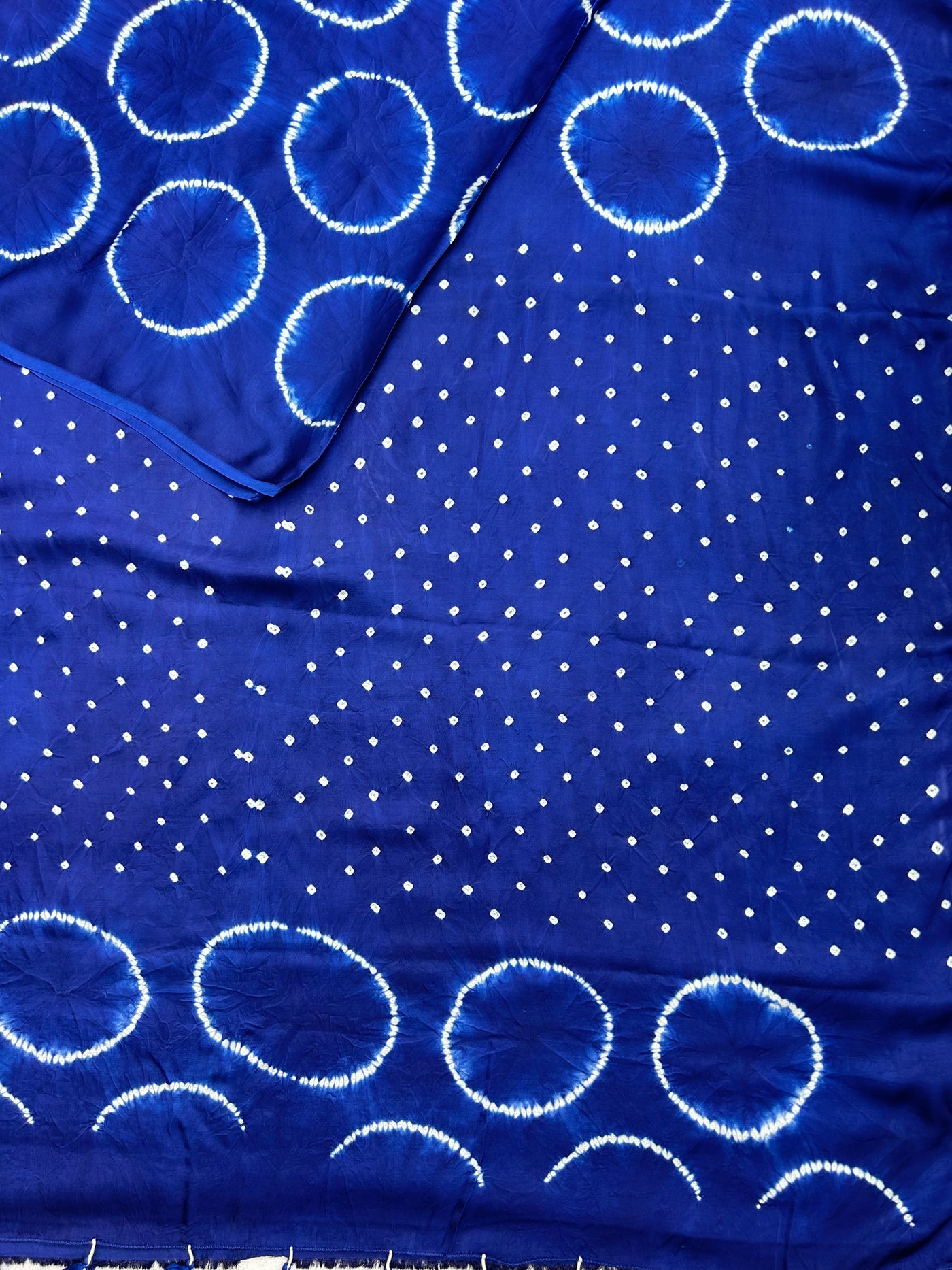 Chat Box: HANDMADE SHIBORI BANDHANI MODAL SILK SAREE