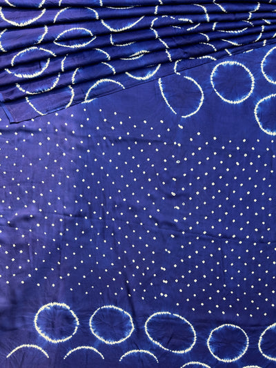 Chat Box: HANDMADE SHIBORI BANDHANI MODAL SILK SAREE