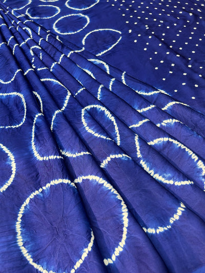 Chat Box: HANDMADE SHIBORI BANDHANI MODAL SILK SAREE