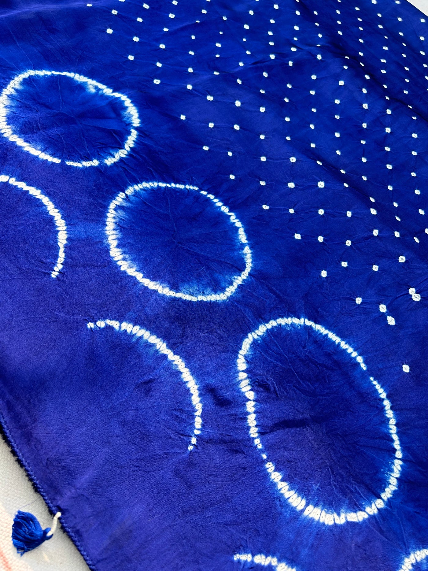 Chat Box: HANDMADE SHIBORI BANDHANI MODAL SILK SAREE