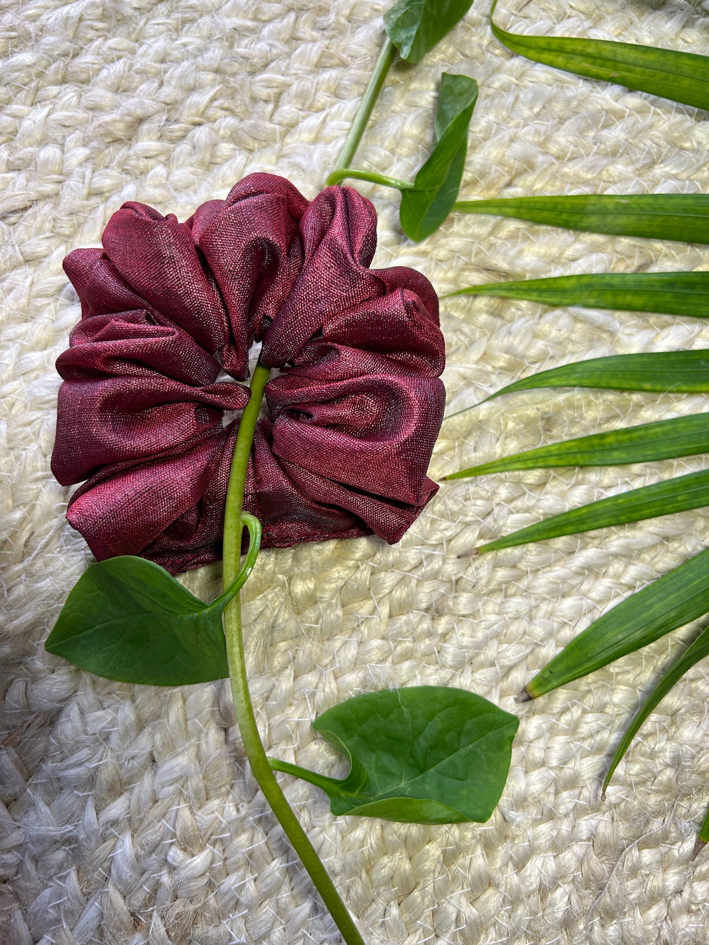 PURE LOVE : SCRUNCHIES [ Handwoven Tusser Silk ]