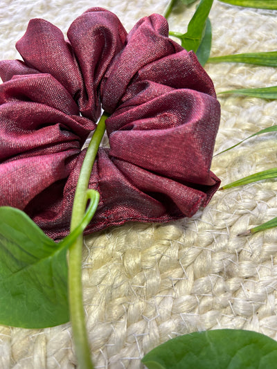 PURE LOVE : SCRUNCHIES [ Handwoven Tusser Silk ]