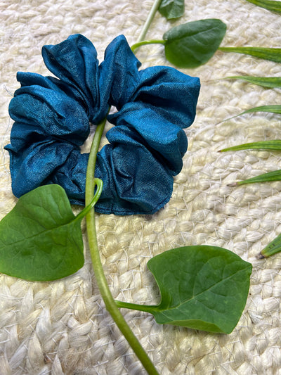 SILKY : SCRUNCHIES [ HANDWOVEN TUSSER SILK ]