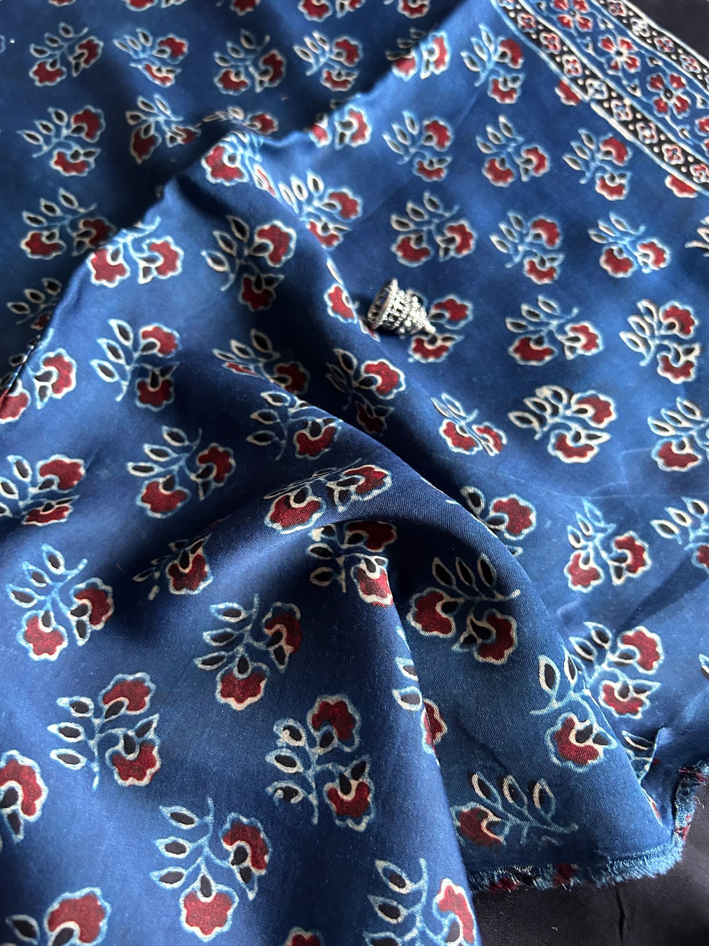 Indigo Diary: AJRAKH MODAL SILK SAREE