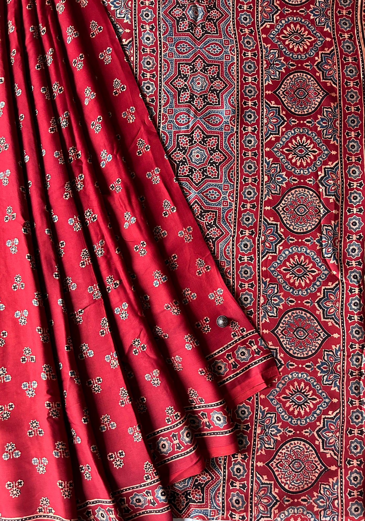 NACHIKETA: MODAL SILK TISSUE AJRAKH