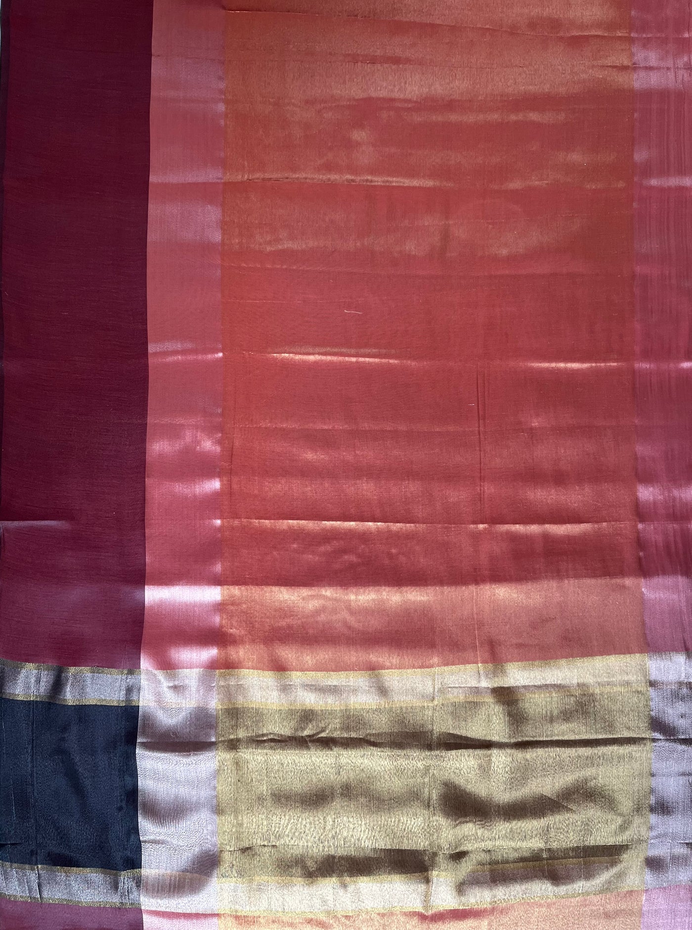 KAMINI : ROSE GOLD, DESIGNER PARTY WEAR TISSUE SILK SAREE