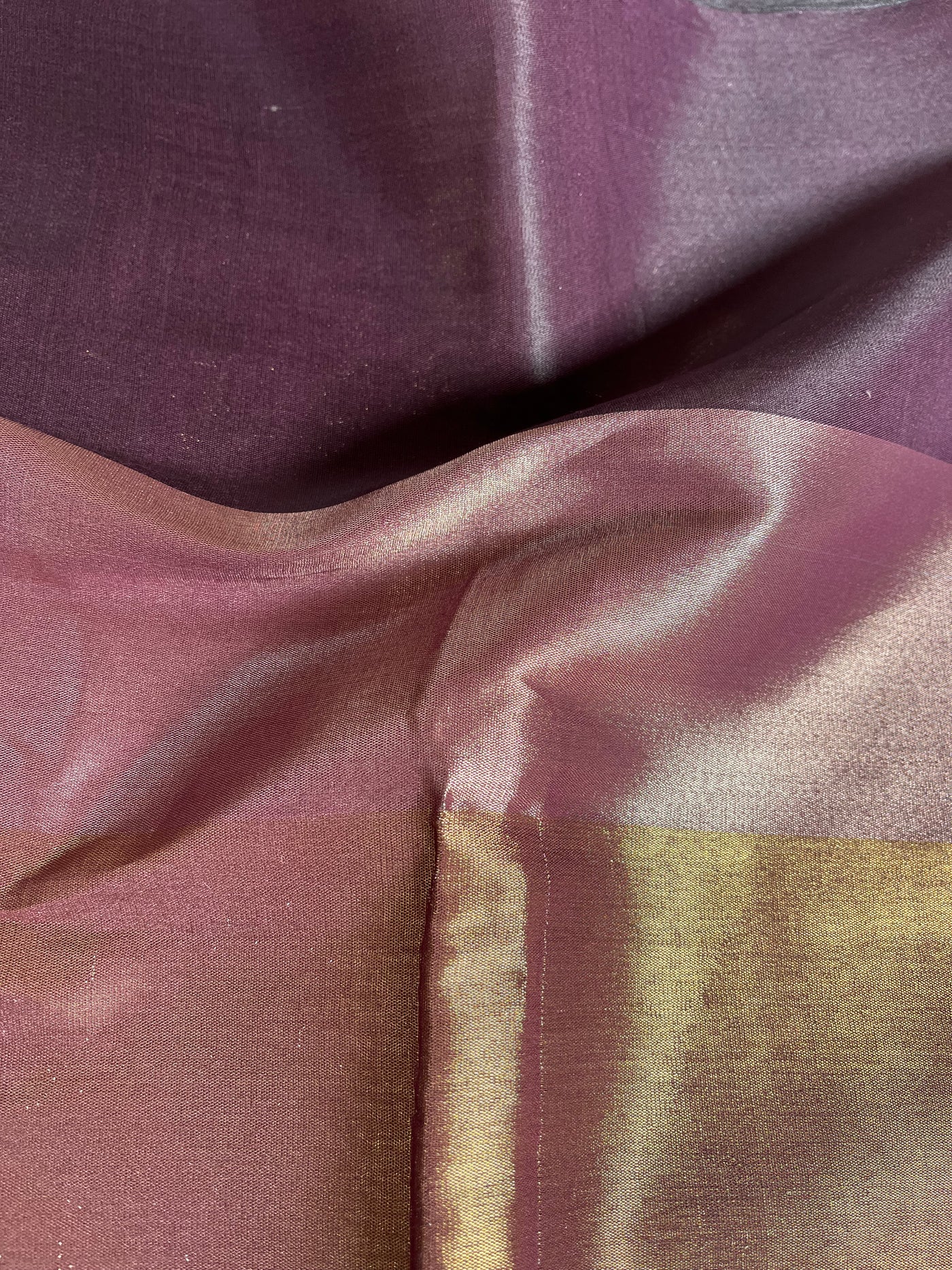 MOHINI :GOLDEN, DESIGNER PARTY WEAR TISSUE SILK SAREE