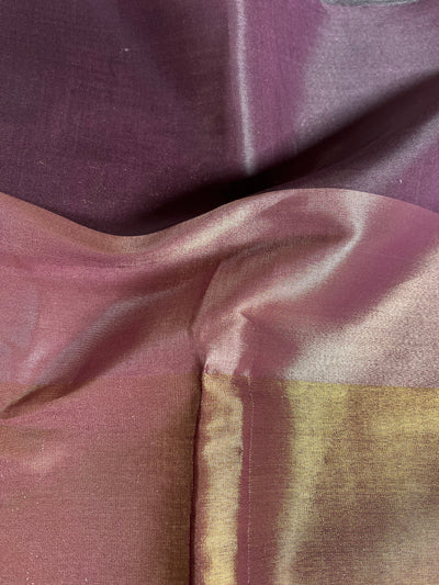 MOHINI :GOLDEN, DESIGNER PARTY WEAR TISSUE SILK SAREE