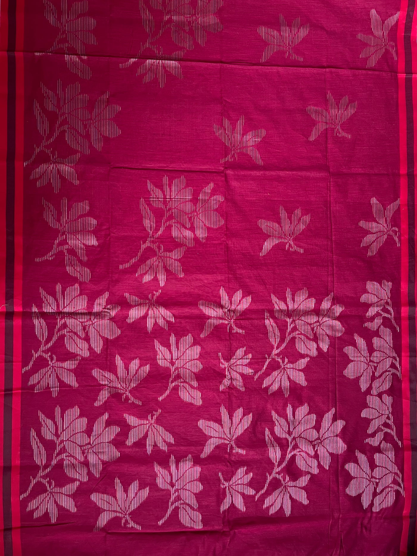 MANDAKINI: PARTYWEAR PURE COTTON-EXCEL JAMDANI INSPIRED SAREE