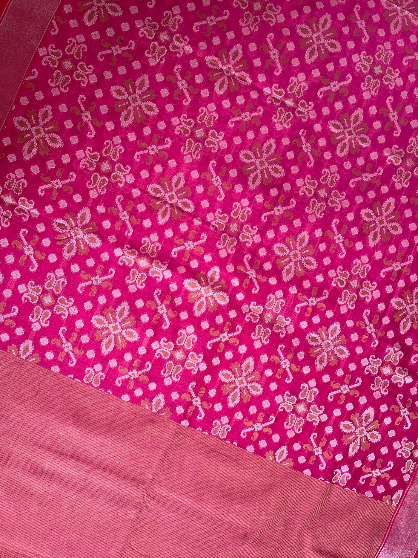 CHANDINI: PINK PURE COTTON-EXCEL SAREE