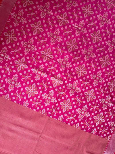 CHANDINI: PINK PURE COTTON-EXCEL SAREE