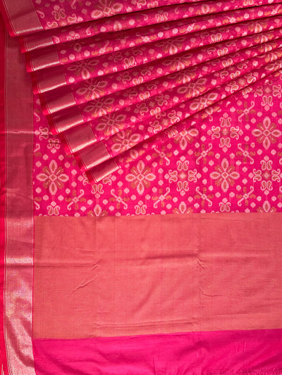 CHANDINI: PINK PURE COTTON-EXCEL SAREE