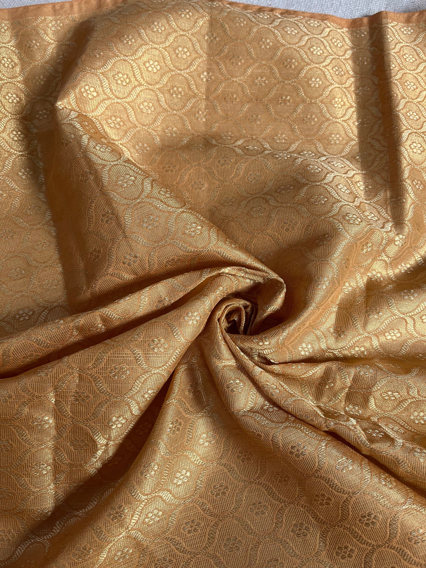 NIYATI: ORANGE PARTYWEAR PURE COTTON-EXCEL JAMDANI INSPIRED SAREE