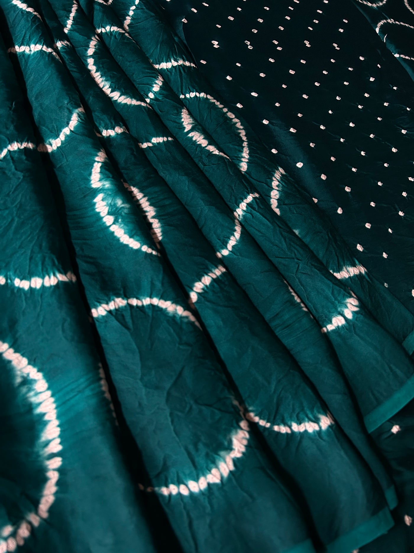 KACCHA AAM:Shibori Bandhej Modal Silk Saree