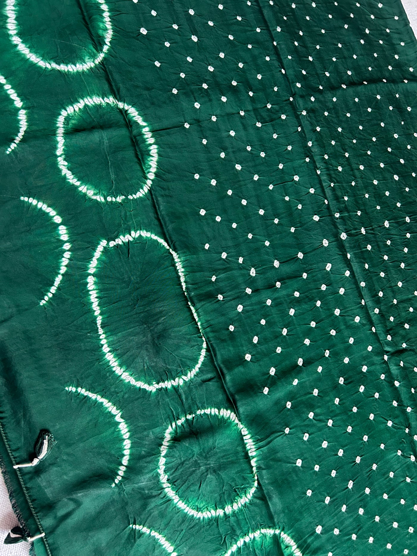 PAAN PASAND: Shibori Bandhej Modal Silk Saree