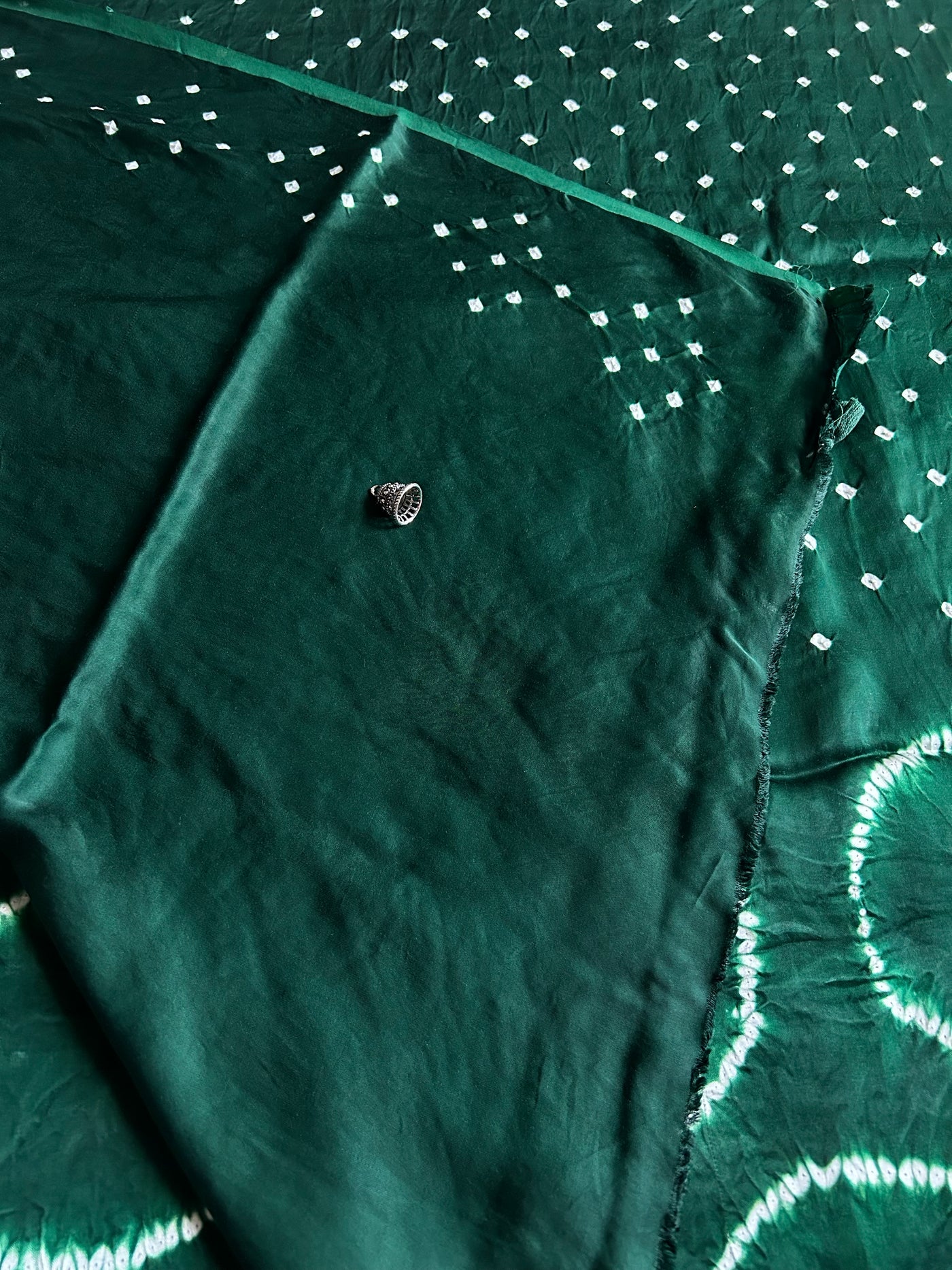 PAAN PASAND: Shibori Bandhej Modal Silk Saree