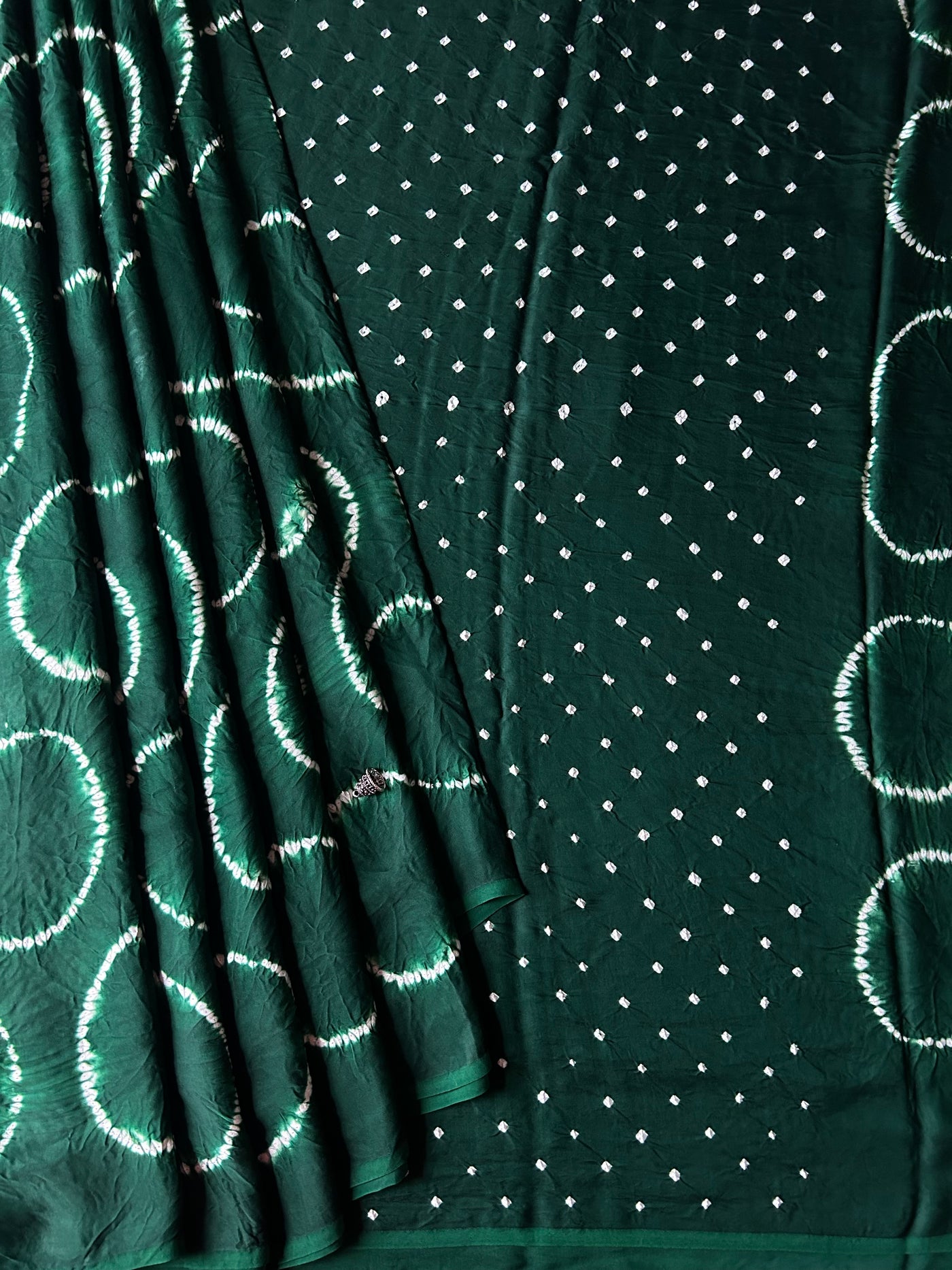 PAAN PASAND: Shibori Bandhej Modal Silk Saree