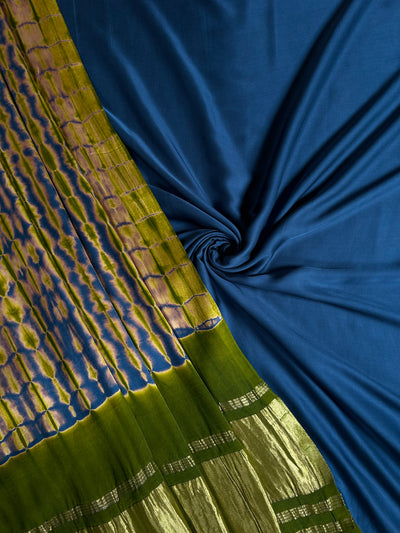 DHOLNA: Handmade Tie & Dye Modal Silk Suit