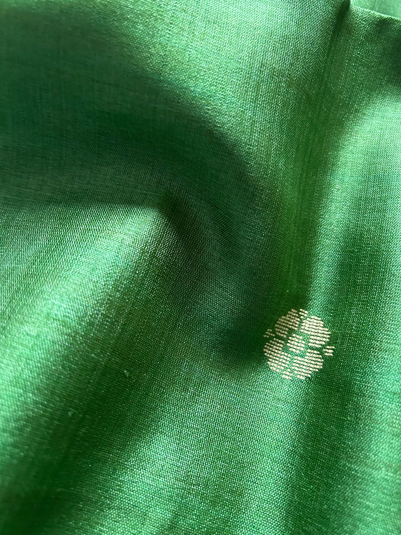 The Olive Heart:  Pure Handloom  Kosa Tussar silk saree