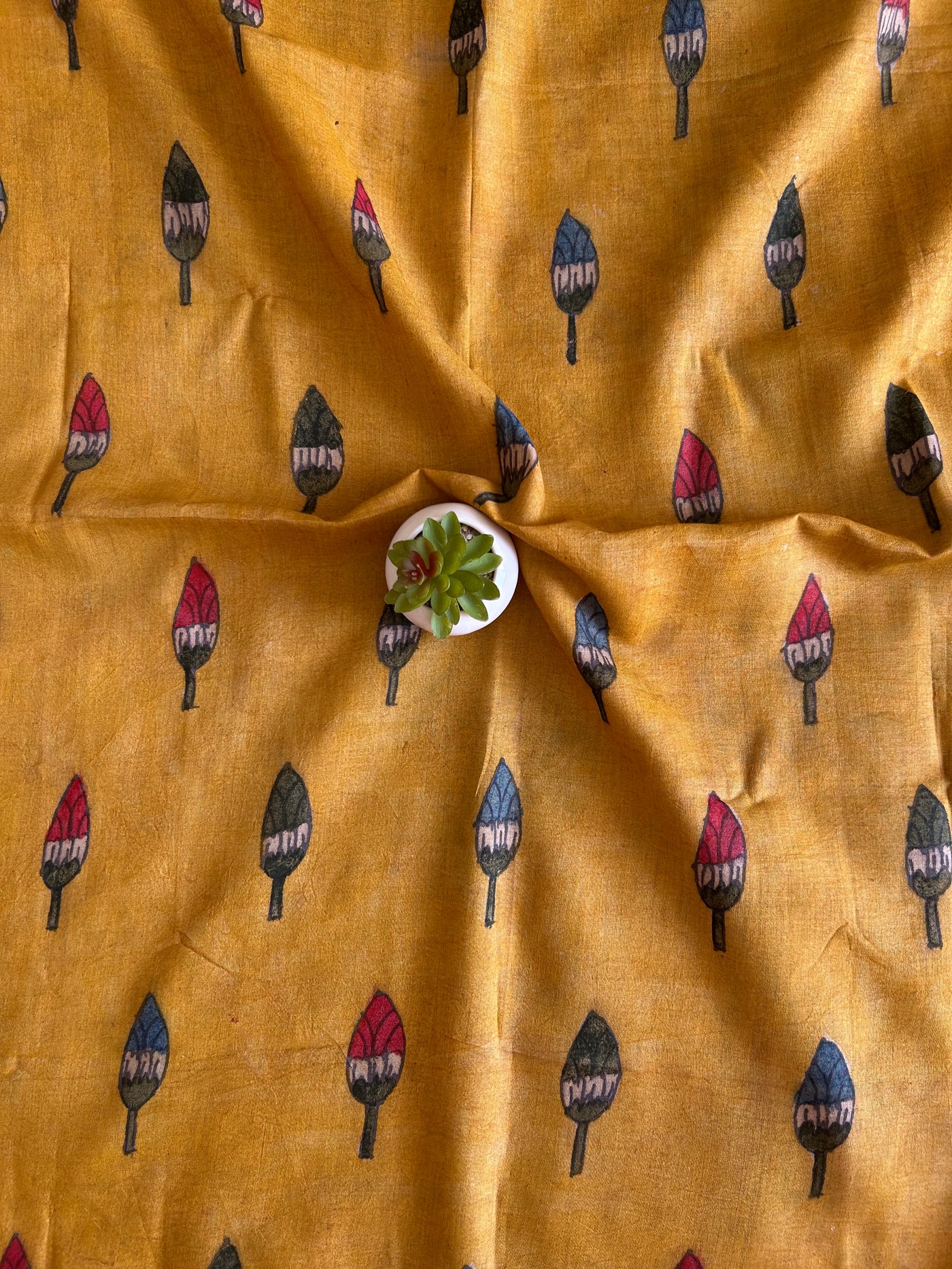 Sringar:Handloom Pure Tussar Silk PenKalamkari saree