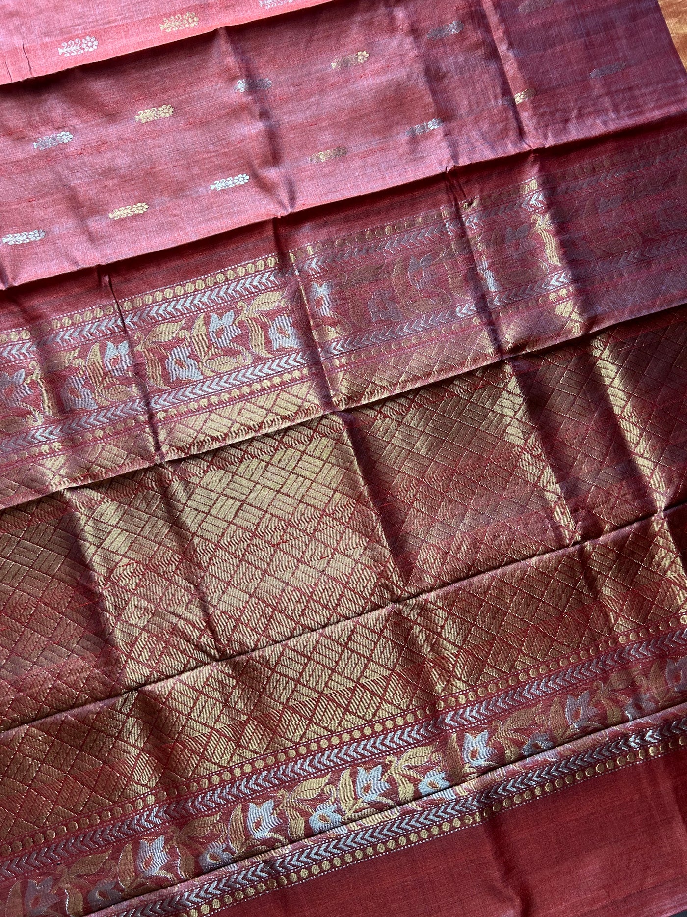 Brownie Love: Handloom Kosa Tussar silk saree