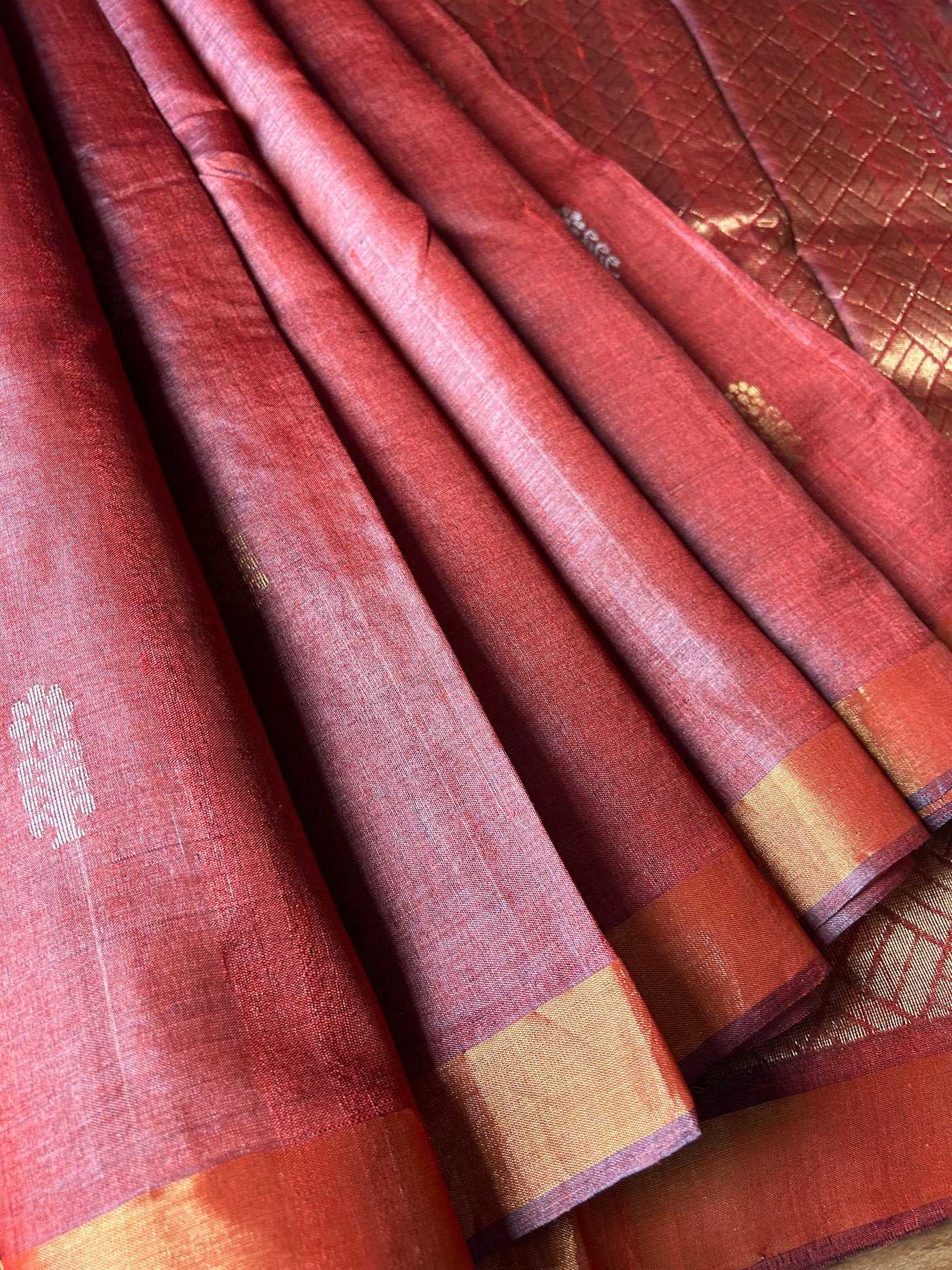 Brownie Love: Handloom Kosa Tussar silk saree