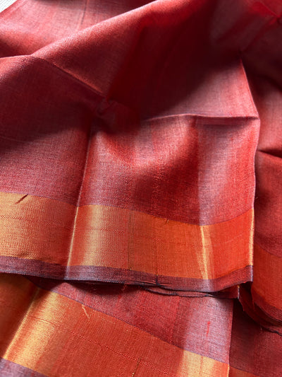 Brownie Love: Handloom Kosa Tussar silk saree