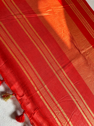 RADHA: COTTON - SLUB SAREE