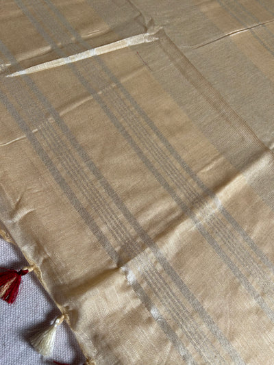 GHUNGROO: COTTON - SLUB SAREE