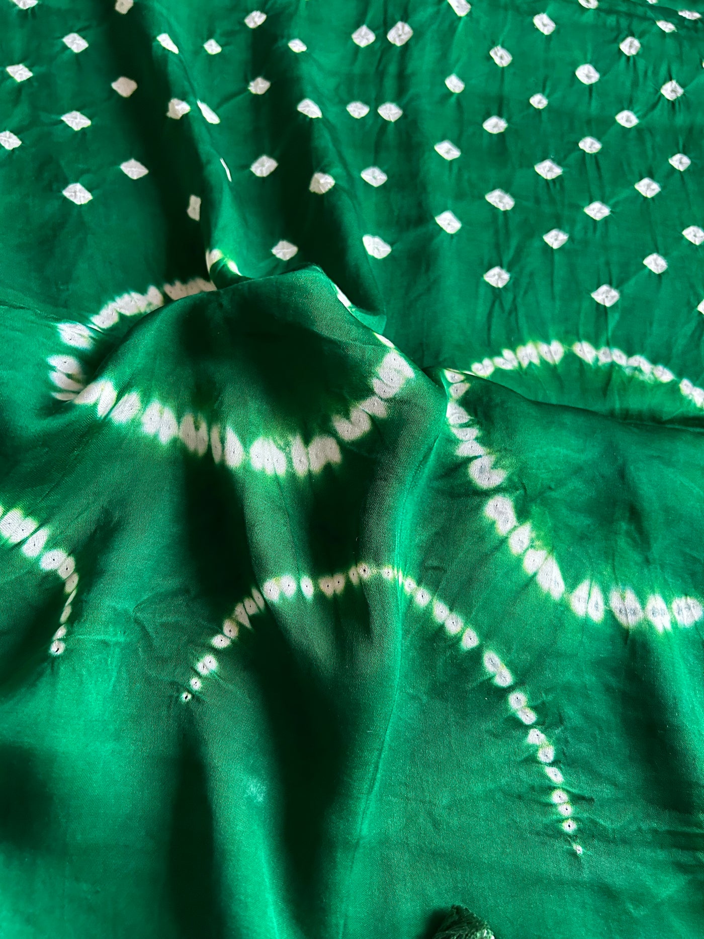 Kishori : Shibori Bandhej Modal Silk Saree