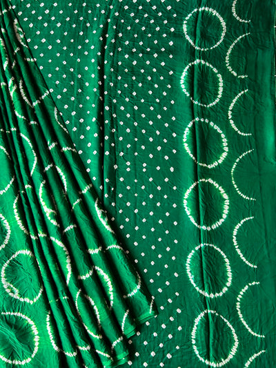 Kishori : Shibori Bandhej Modal Silk Saree