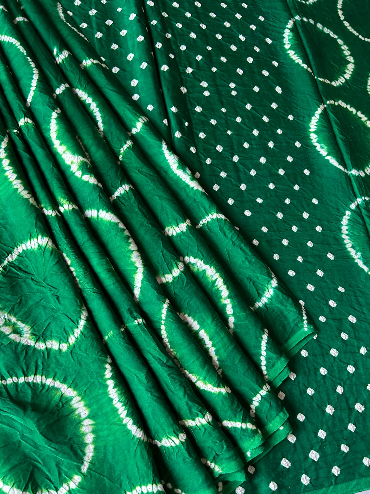 Kishori : Shibori Bandhej Modal Silk Saree