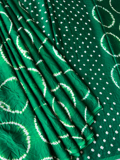 Kishori : Shibori Bandhej Modal Silk Saree